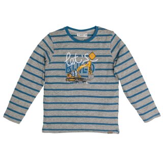 Salt and Pepper Ringel Langarmshirt Bagger Stickerei...