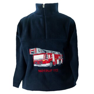 Fleece Troyer Stickerei Feuerwehr