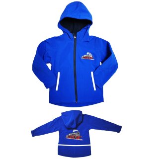 Softshelljacke Dampflok azur