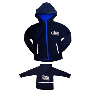 Softshelljacke Schnellzug dunkelblau