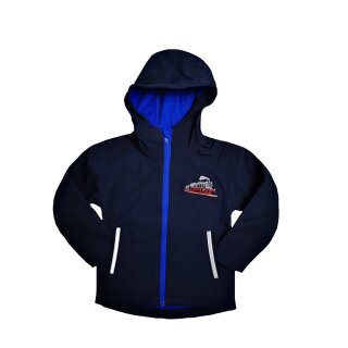 Softshelljacke Dampflok dunkelblau