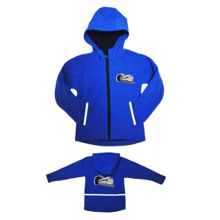 Softshelljacke Schnellzug azur